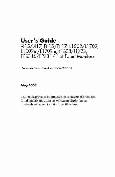 Compaq Computer Monitor FP5315-page_pdf